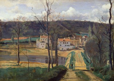 ヴィレダヴレ、1820年頃 作： Jean Baptiste Camille Corot